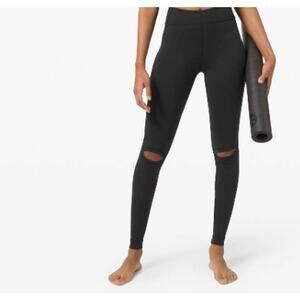 Lululemon Athletica Women's Black Force Within High-Rise Tight Leggings Size 2